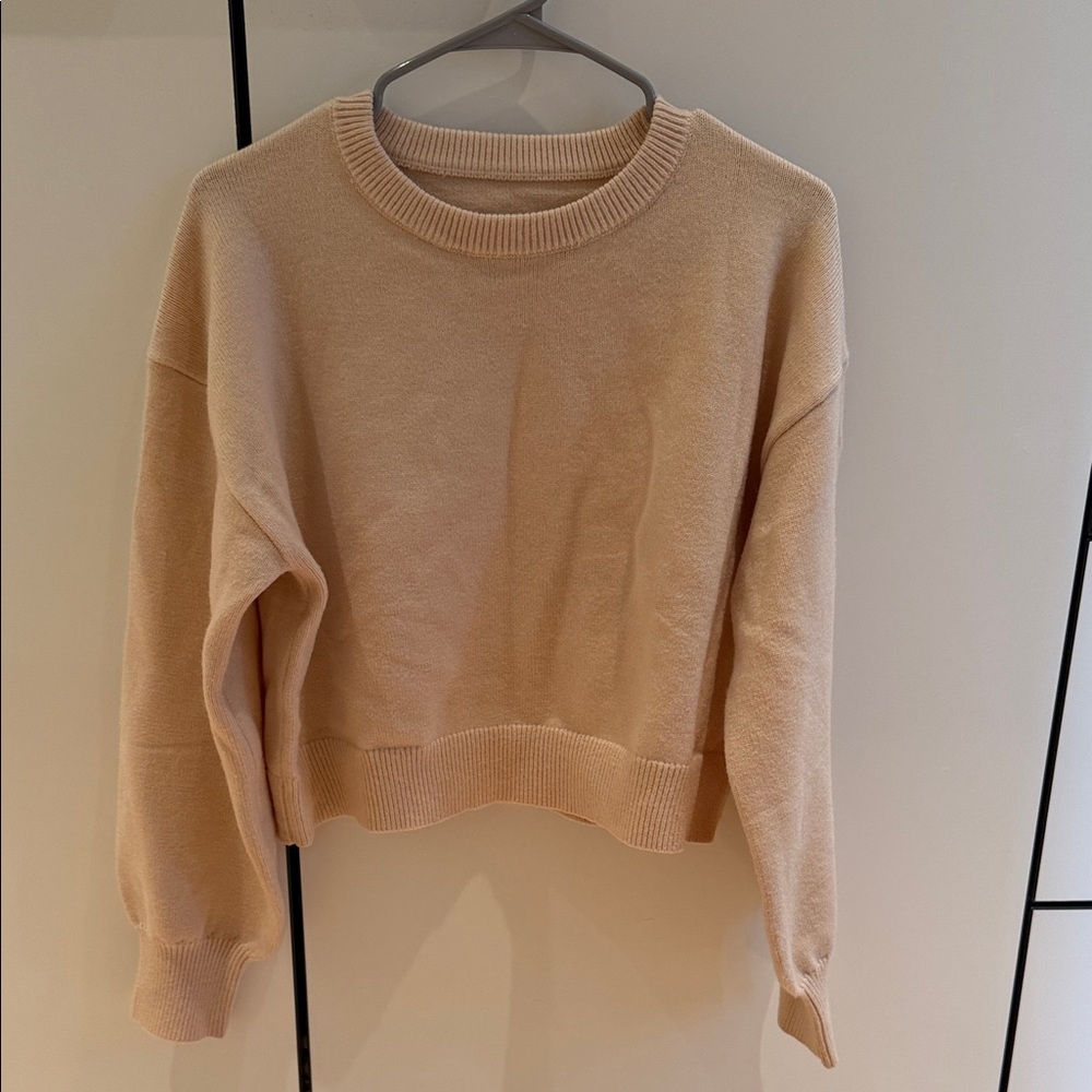 Women's Crewneck Sweater - Cream